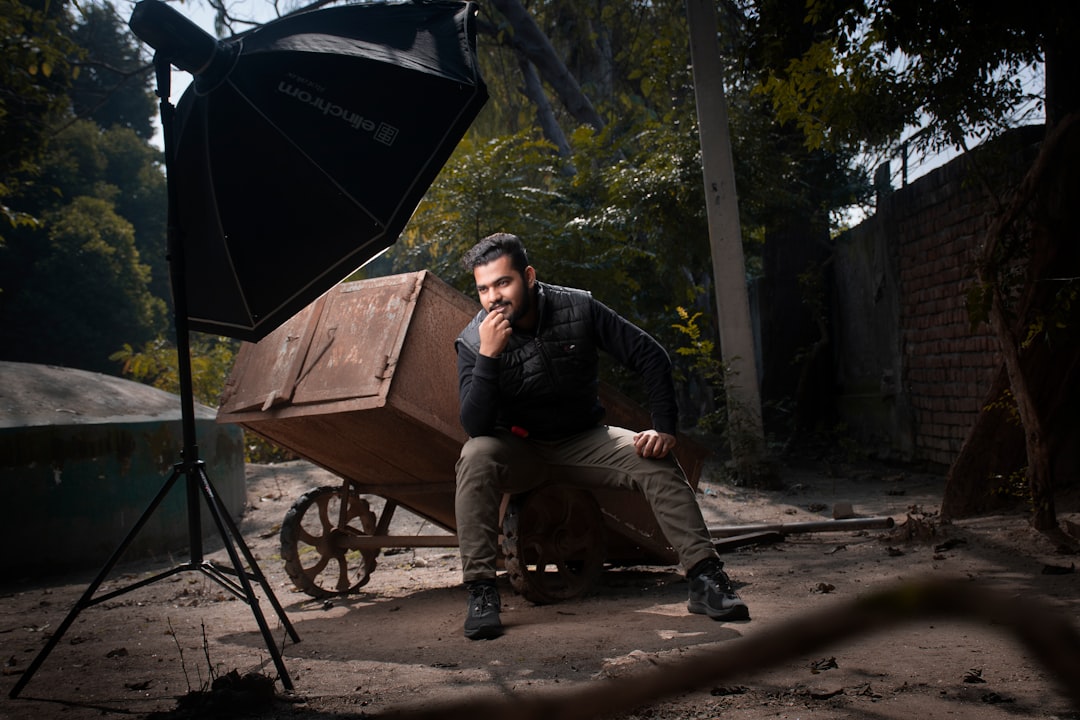 photo studio versus outdoor location split