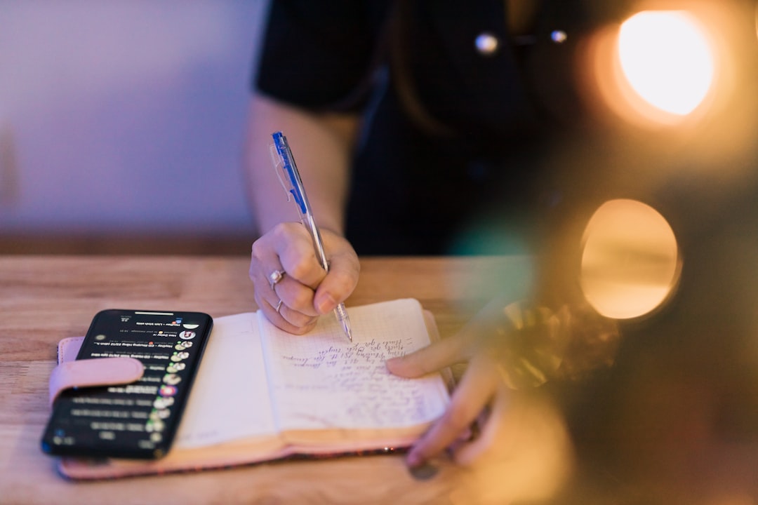 woman planning calendar smartphone