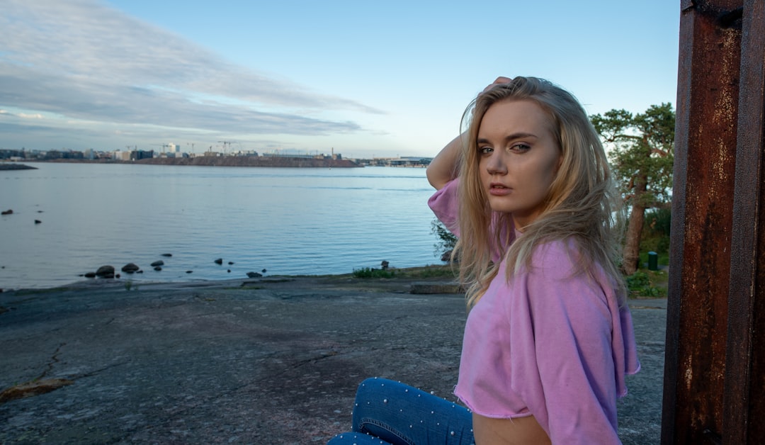 woman portrait casual outdoor