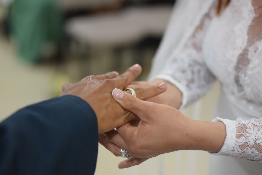 wedding rings couple celebration