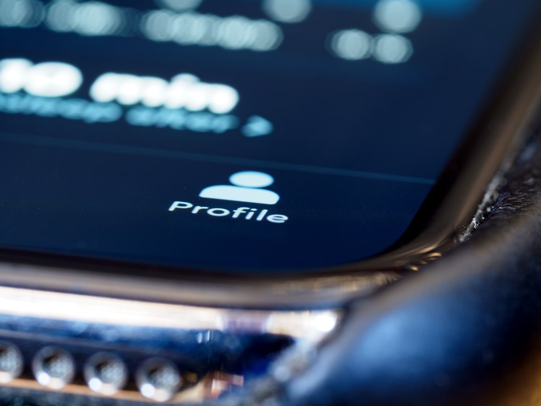 smartphone profile editing app interface