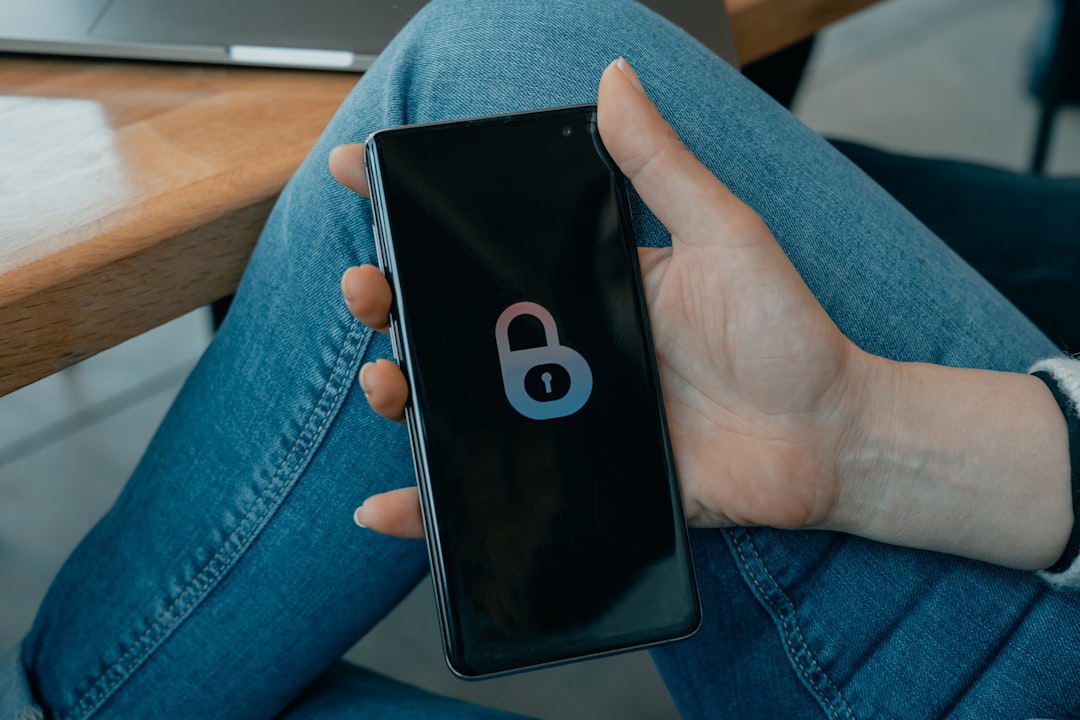 woman privacy phone protection