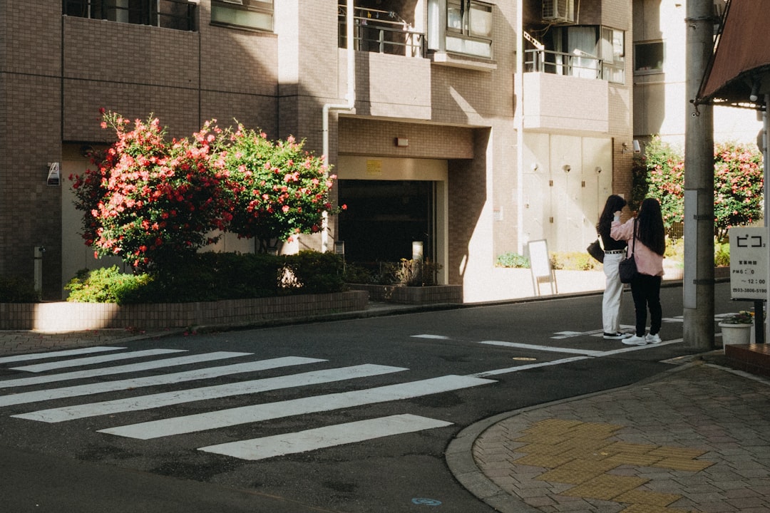 japanese person taking selfie natural light