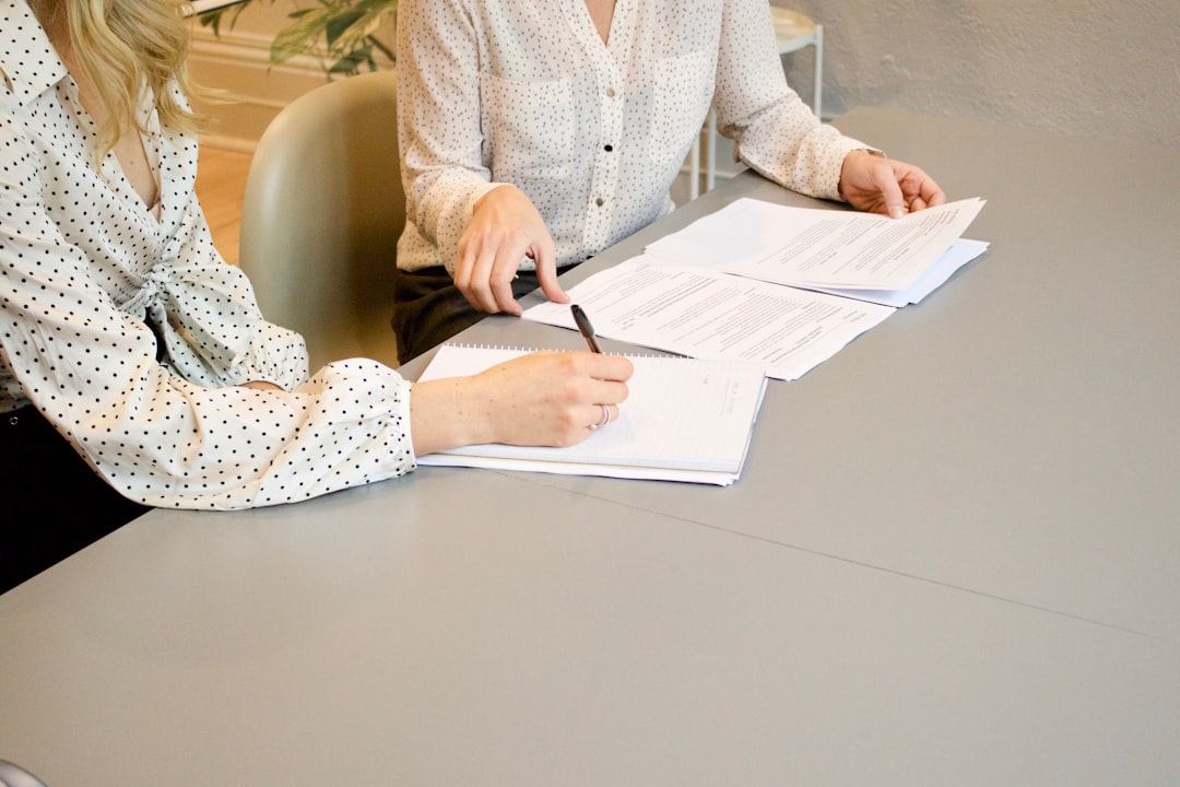 counselor meeting with client at office