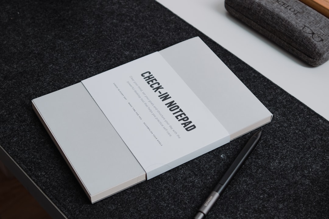 writing notebook profile design