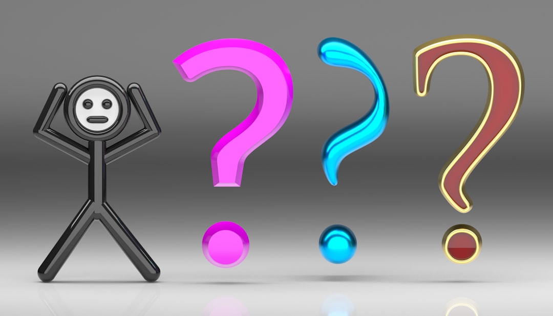 question mark thinking person
