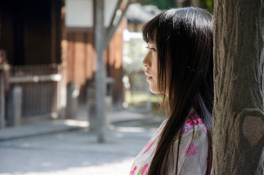 japanese woman 30s portrait calm
