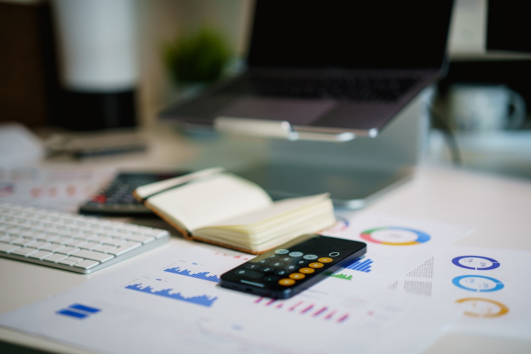 calculator money planning desk
