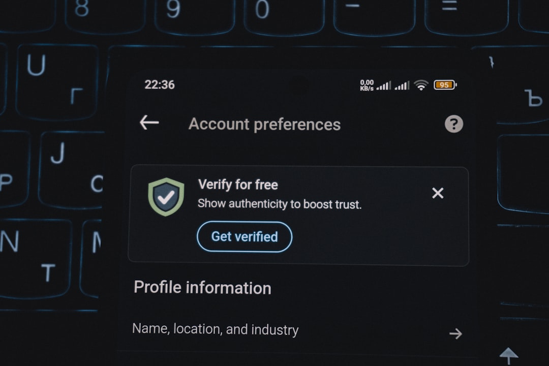 profile screen mobile