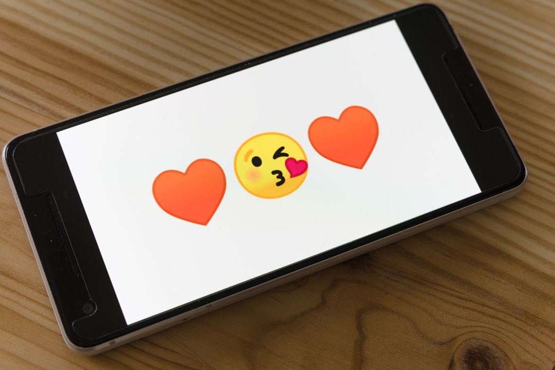 three smartphones dating app interface
