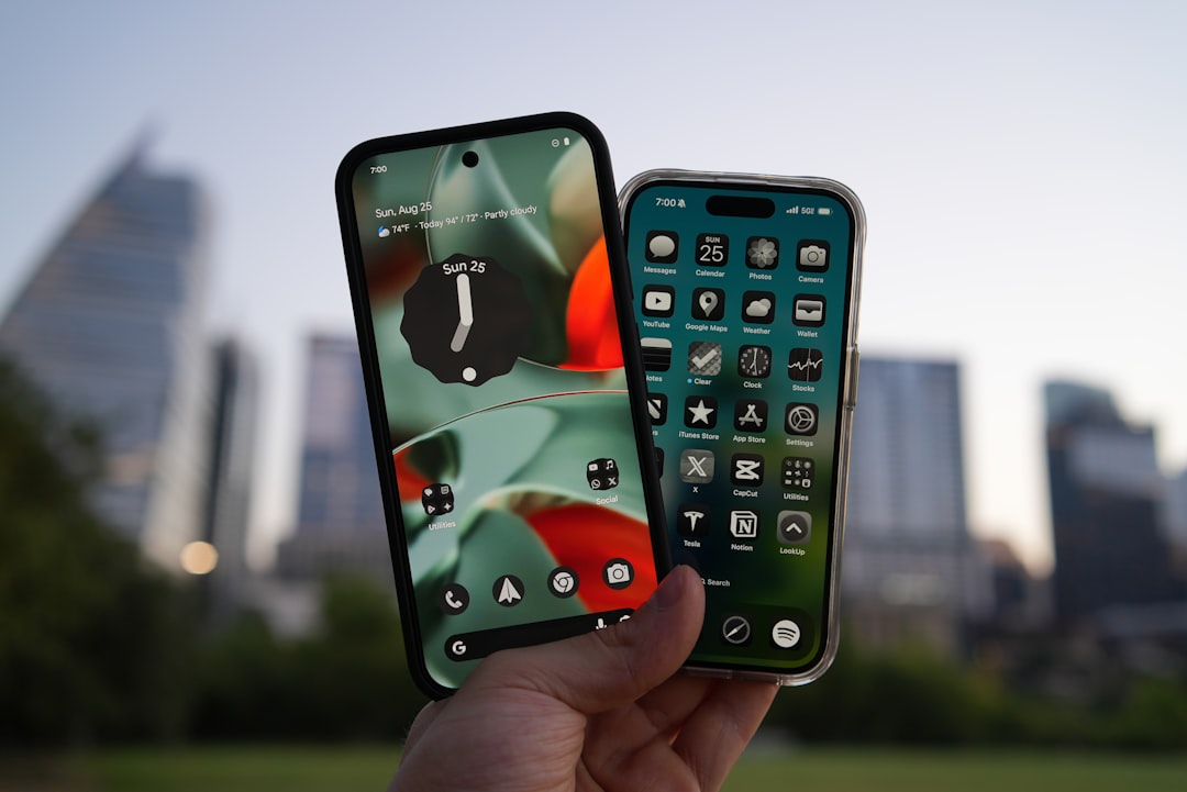 smartphone apps comparison mobile screen