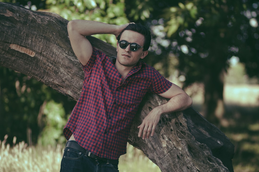 man portrait casual outdoor