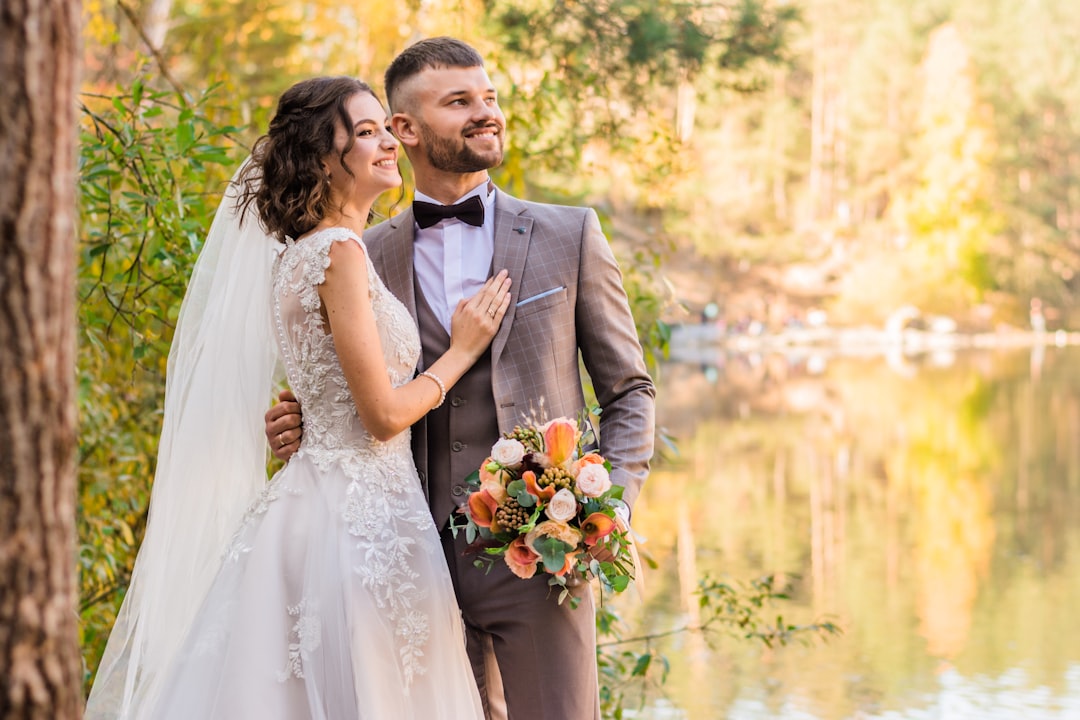happy couple wedding