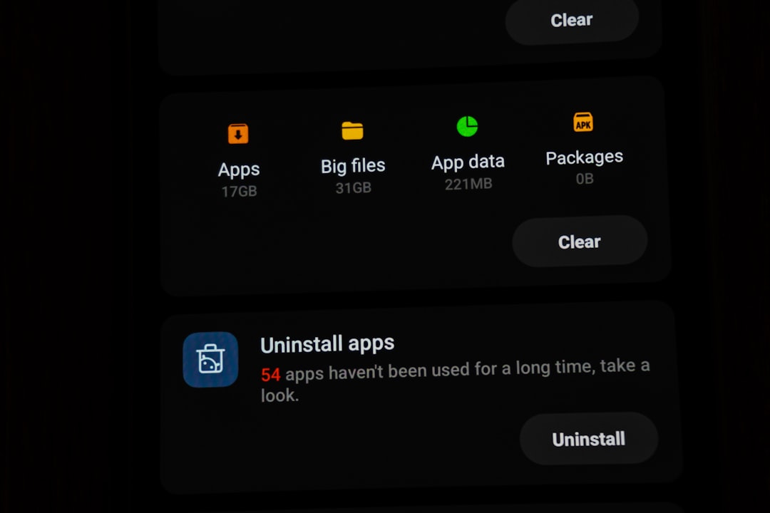 app interface comparison settings
