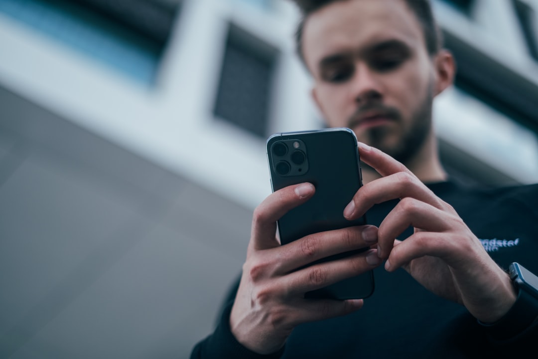 person looking disappointed phone
