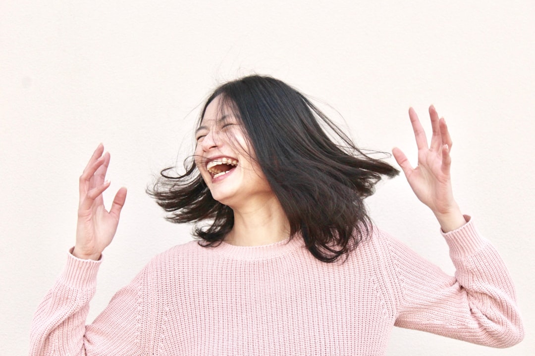 japanese woman happy decision smile