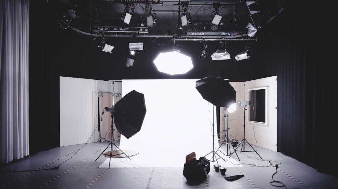 dslr camera portrait session studio lighting