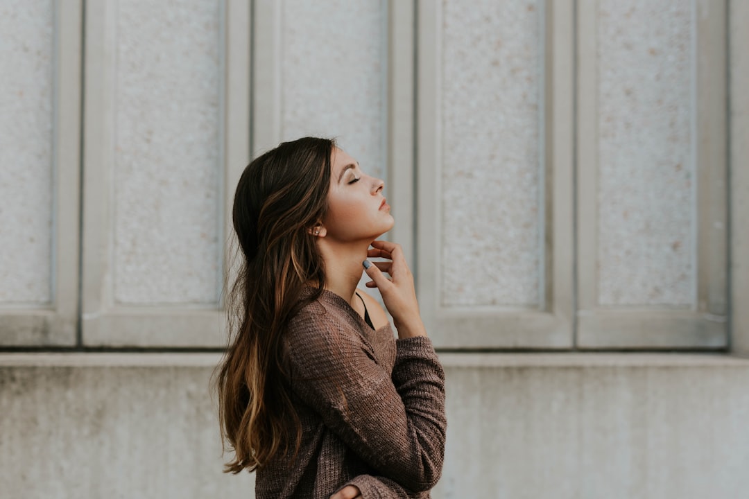 woman confident decision relief