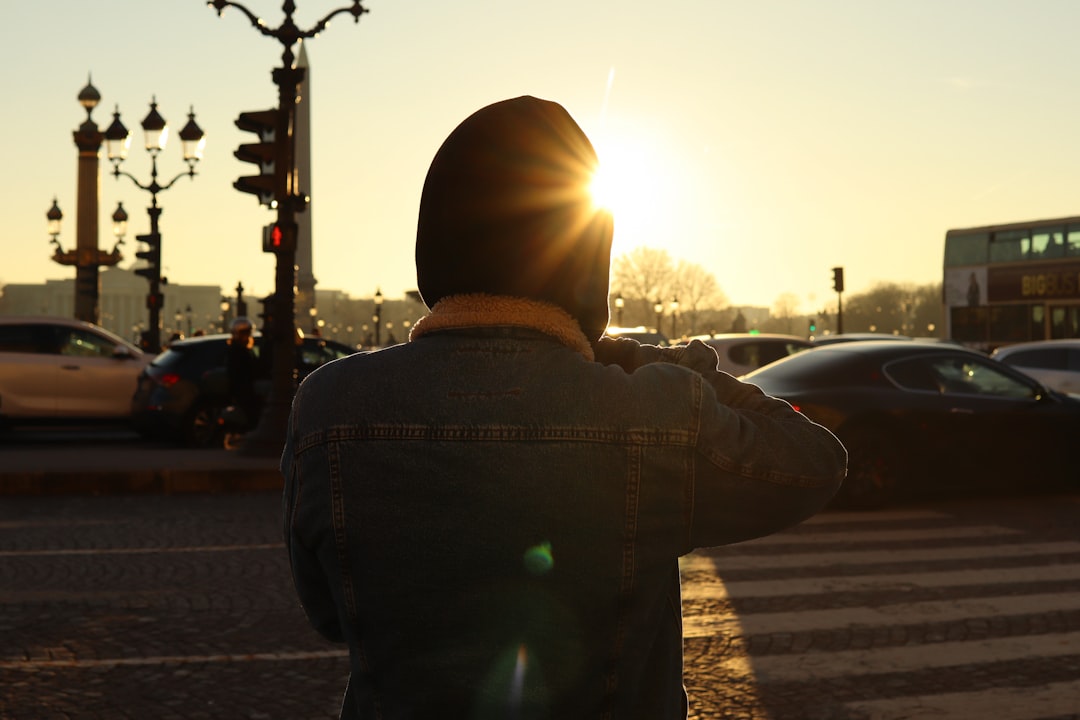 woman crossroads decision sunset