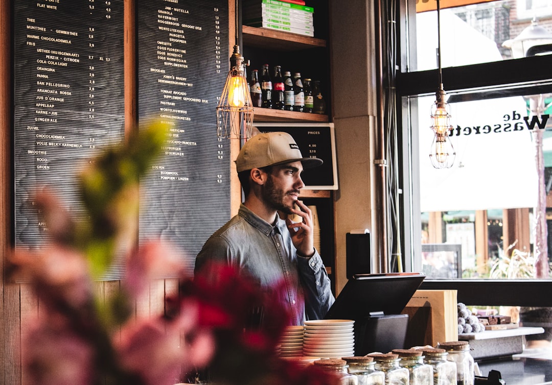 listening attentively cafe