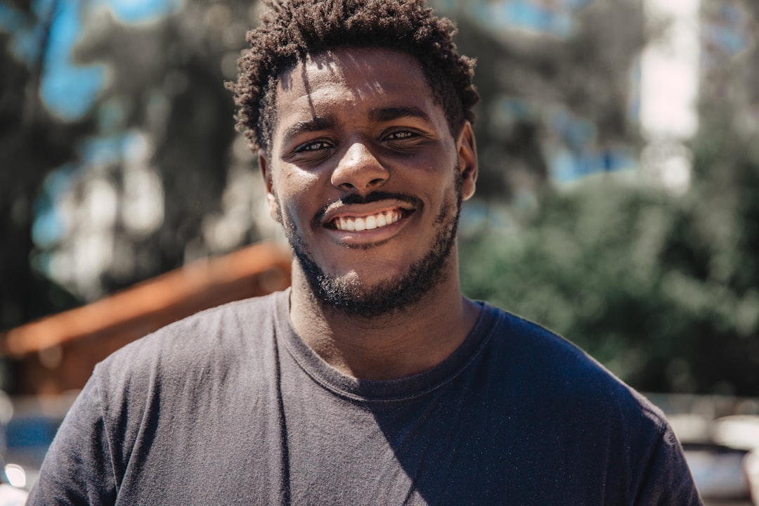 confident man smiling decision ready