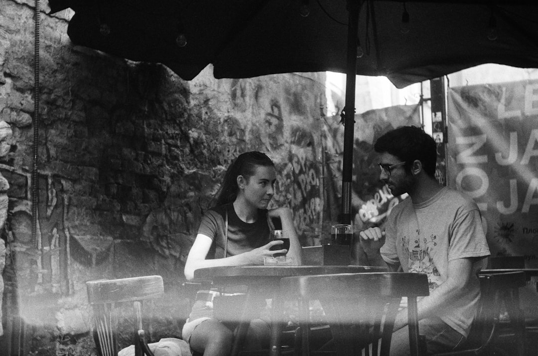 couple cafe date conversation