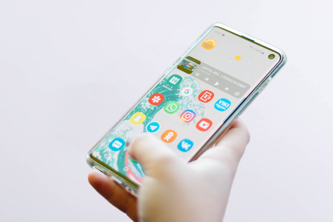 multiple mobile apps on phone screen