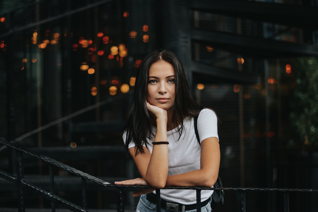 woman attending event alone confident