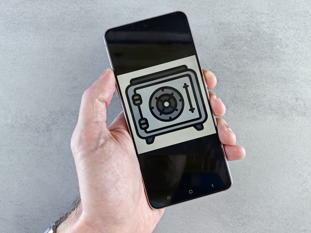 smartphone security lock privacy concept