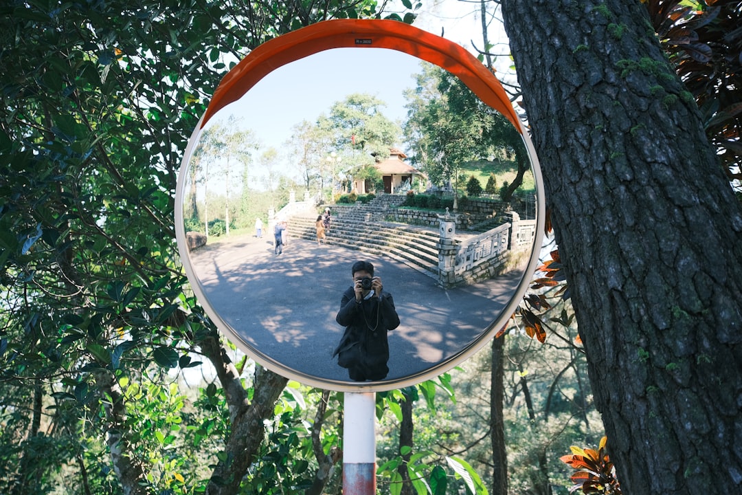 person taking selfie natural light