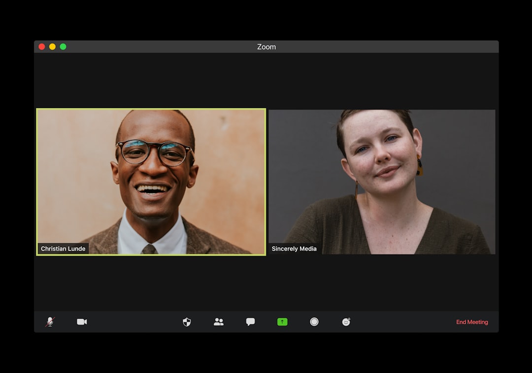 video chat two people talking online