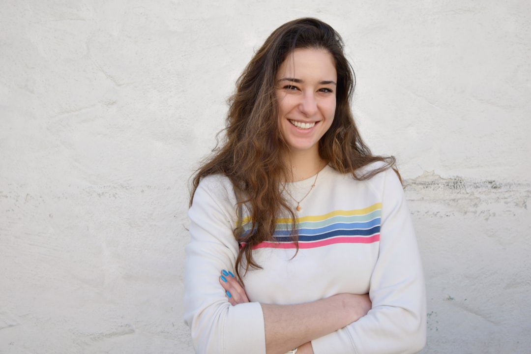 confident woman thirties portrait smiling