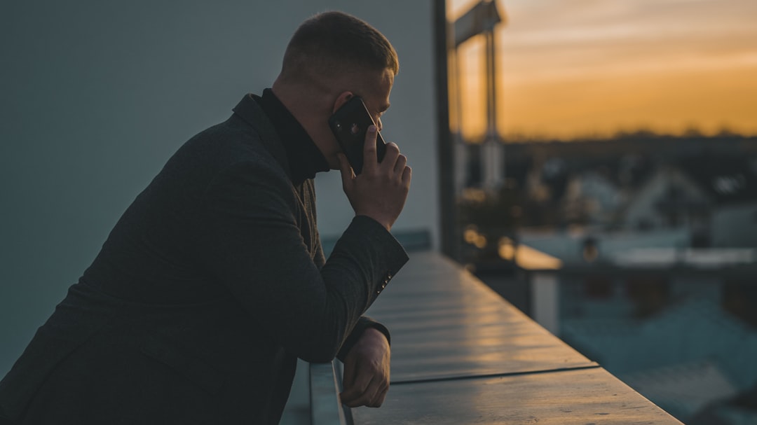 person declining phone call politely