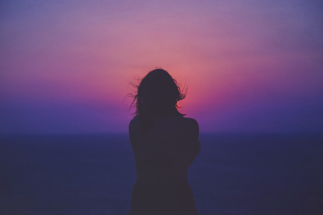 silhouette portrait photo aesthetic