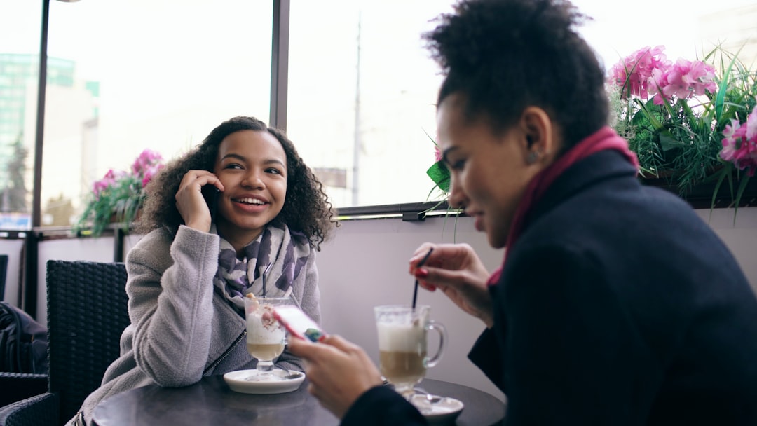 man and woman having honest conversation at cafe