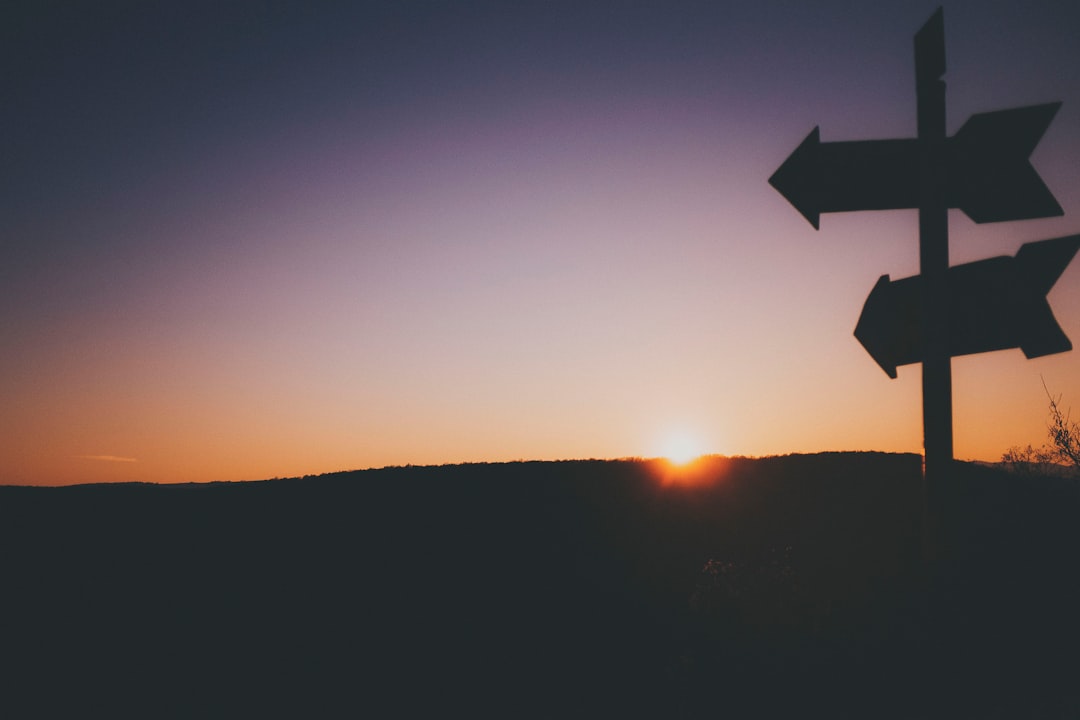 signpost different directions choice