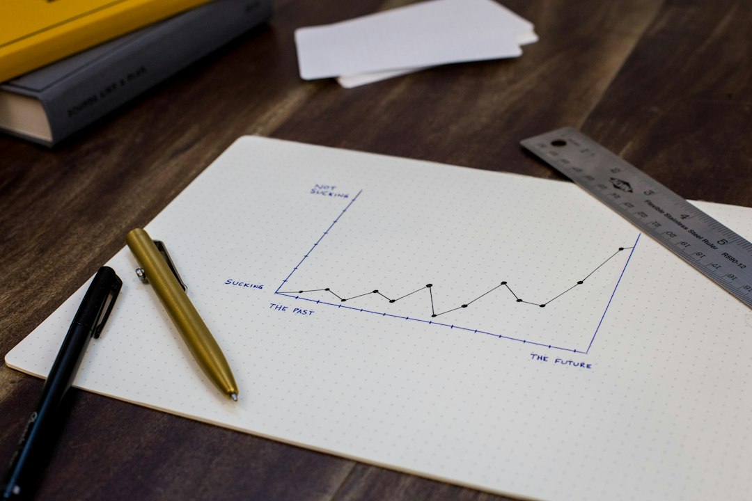 psychology data chart notebook desk