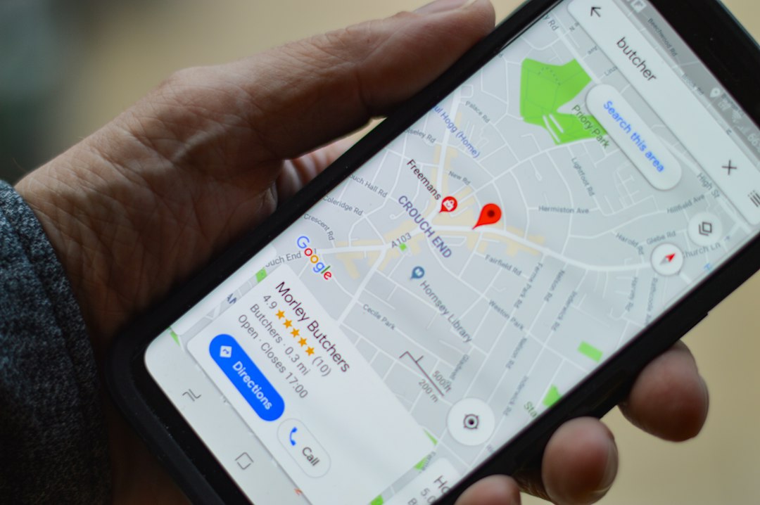 map location search smartphone