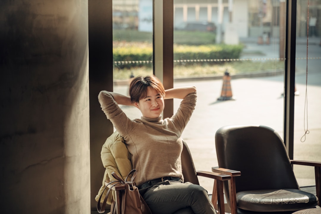woman relaxing confident independent lifestyle