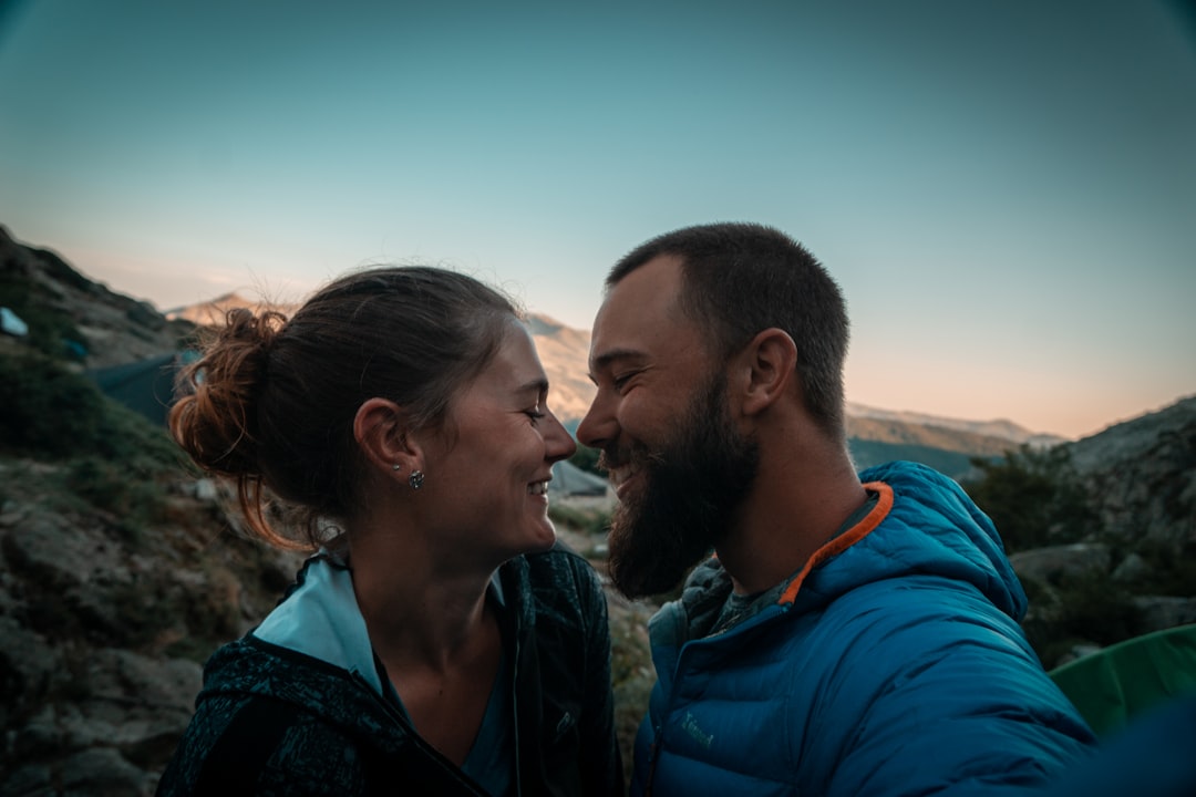 happy couple enjoying activity together