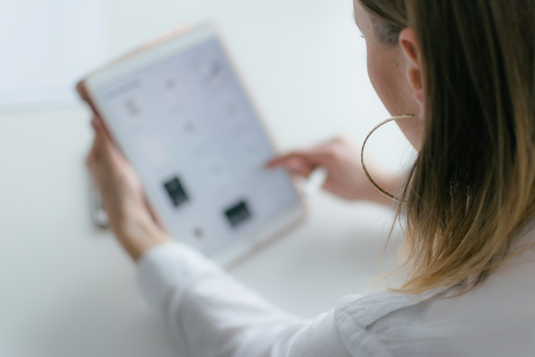 personality analysis chart on tablet