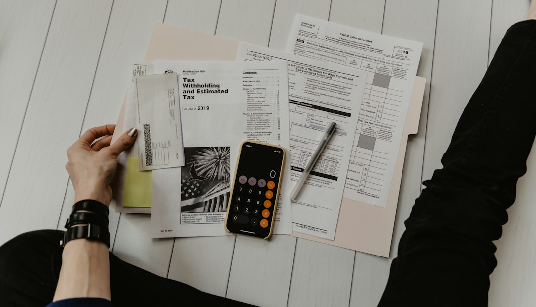 calculator budget planning desk