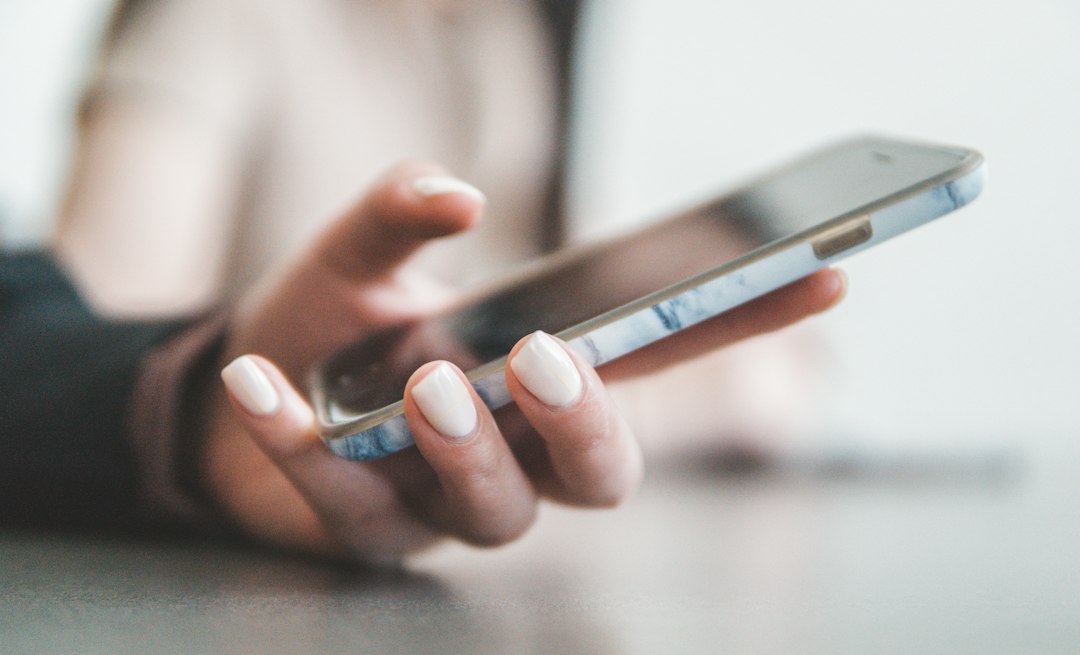 hands texting message smartphone