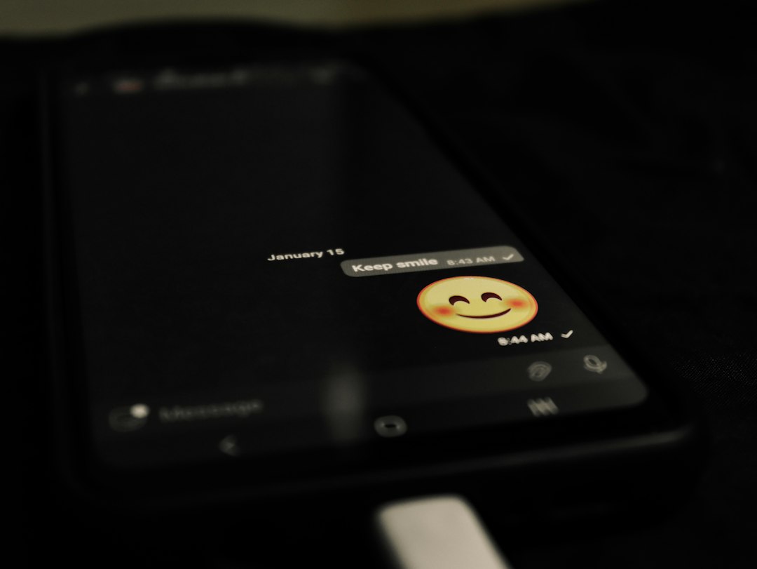 smartphone dating app notification screen