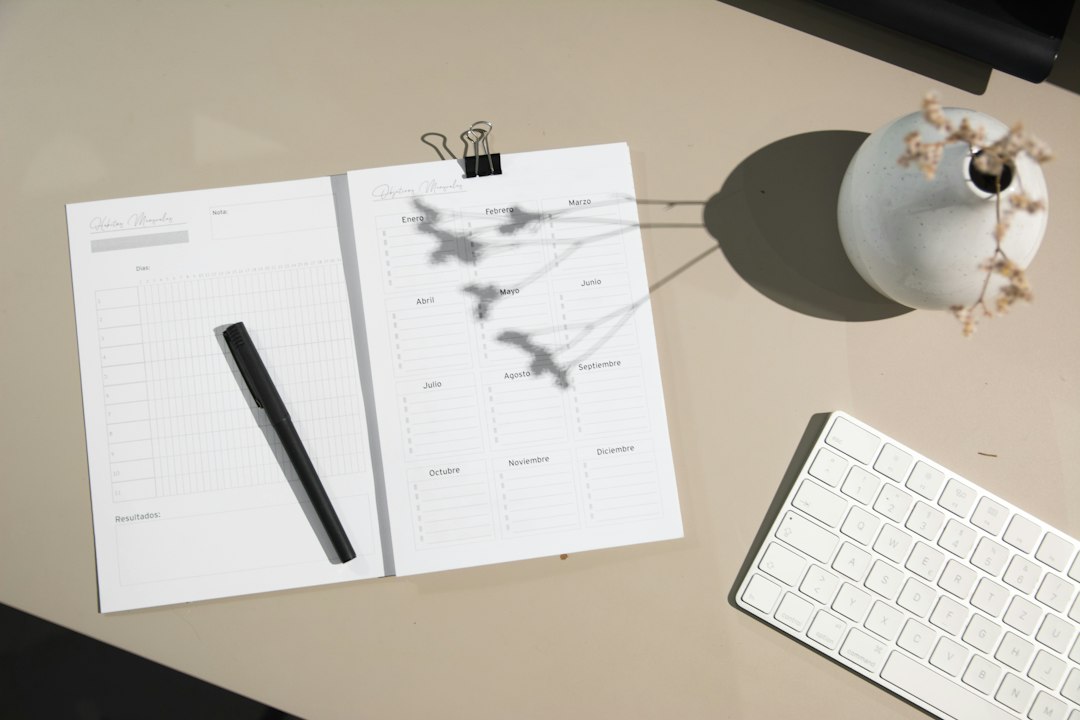 checklist comparison chart on desk