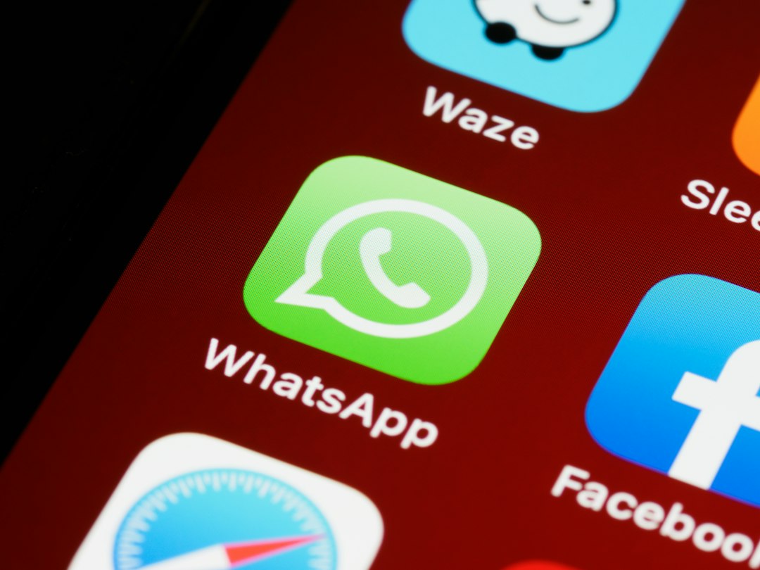 smartphone messaging app interface screen